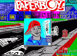 Игра Paperboy (ZX Spectrum)