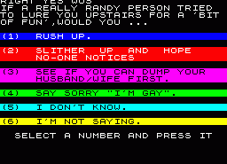 Игра Party Quiz (ZX Spectrum)