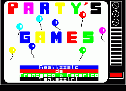 Игра Party's Games (ZX Spectrum)