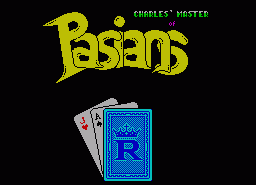 Игра Pasians (ZX Spectrum)