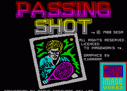 Игра Passing Shot (ZX Spectrum)