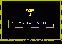 Игра Paul and the Lost Chalice (ZX Spectrum)