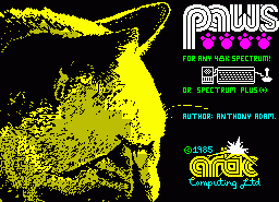 Игра Paws (ZX Spectrum)