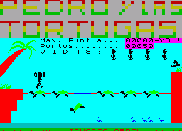 Игра Pedro y las Tortugas (ZX Spectrum)