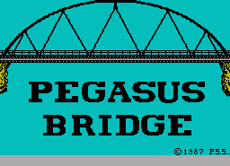 Игра Pegasus Bridge (ZX Spectrum)