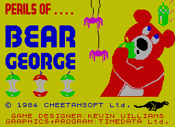 Игра Perils of Bear George (ZX Spectrum)