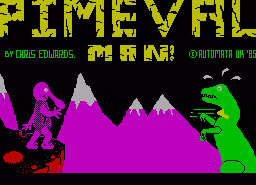 Игра Pimeval Man (ZX Spectrum)