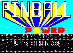 Игра Pinball, 3D (ZX Spectrum)