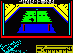 Игра Ping Pong (ZX Spectrum)