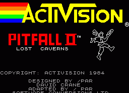Игра Pitfall II: Lost Caverns (ZX Spectrum)