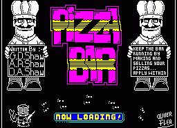 Игра Pizza Bar (ZX Spectrum)