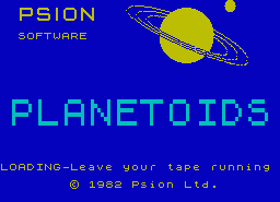 Игра Planetoids (ZX Spectrum)