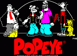 Игра Popeye 2 (ZX Spectrum)