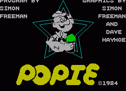 Игра Popie (ZX Spectrum)