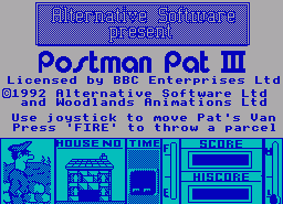 Игра Postman Pat 3: To the Rescue (ZX Spectrum)