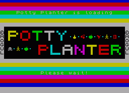 Игра Potty Planter (ZX Spectrum)