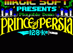 Prince of Persia Playable Demo (ZX-Spectrum)