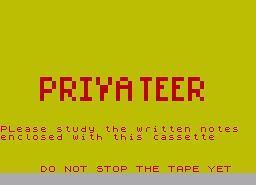 Игра Privateer (ZX Spectrum)