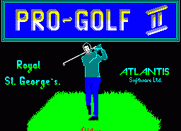 Игра Pro Golf II (ZX Spectrum)