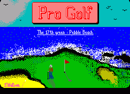 Игра Pro Golf (ZX Spectrum)