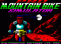 Игра Pro Mountain Bike Simulator (ZX Spectrum)