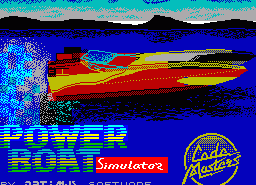 Игра Pro PowerBoat Simulator (ZX Spectrum)