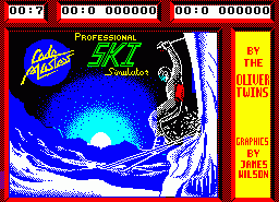 Игра Professional Ski Simulator (ZX Spectrum)