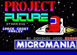 Игра Project Future (ZX Spectrum)