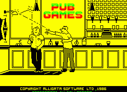 Игра Pub Games (ZX Spectrum)