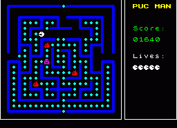 Игра Pucman (ZX Spectrum)