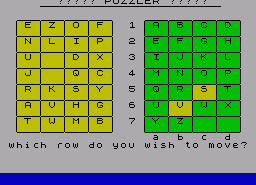 Игра Puzzler (ZX Spectrum)
