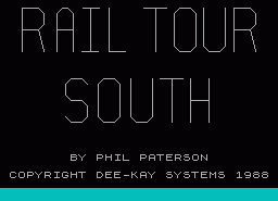 Игра Railtour South (ZX Spectrum)