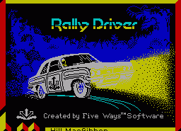 Игра Rally Driver (ZX Spectrum)