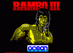 Игра Rambo III (ZX Spectrum)