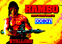 Игра Rambo (ZX Spectrum)