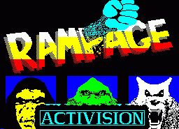 Игра Rampage (ZX Spectrum)