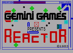 Игра Reactor (ZX Spectrum)