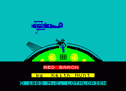 Игра Red Baron (ZX Spectrum)
