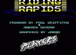 Игра Riding the Rapids (ZX Spectrum)