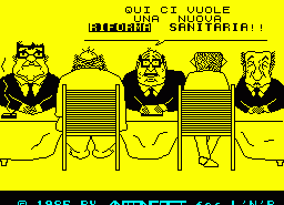Игра Riforma Sanitaria (ZX Spectrum)