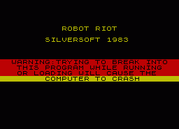 Игра Robot Riot (ZX Spectrum)