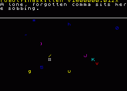Игра robotfindskitten (ZX Spectrum)