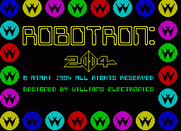 Игра Robotron: 2084 (ZX Spectrum)