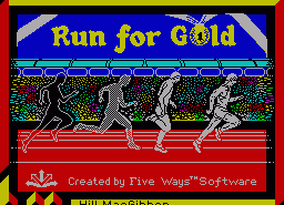 Игра Run for Gold (ZX Spectrum)