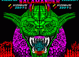 Игра Salamander (ZX Spectrum)