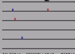 Игра Saltamovil (ZX Spectrum)