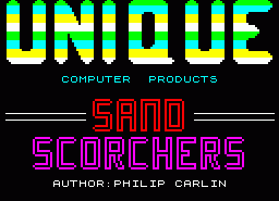 Игра Sand Scorchers (ZX Spectrum)