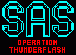 Игра SAS: Operation Thunderflash!! (ZX Spectrum)