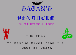 Игра Satan's Pendulum (ZX Spectrum)