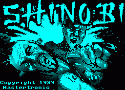 Игра Shinobi (ZX Spectrum)